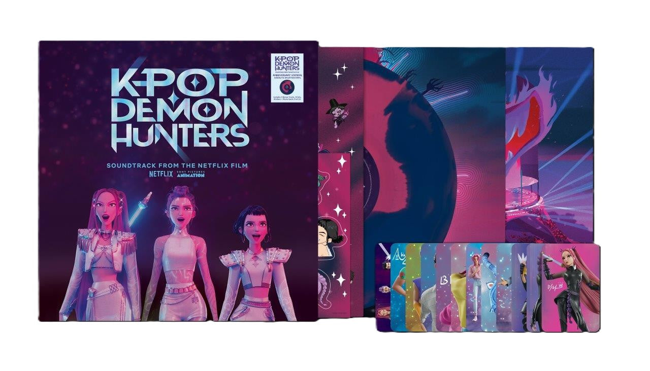 KPop Demon Hunters Soundtrack 1st Anniversary Edition en vinilo Sodalite Splatter