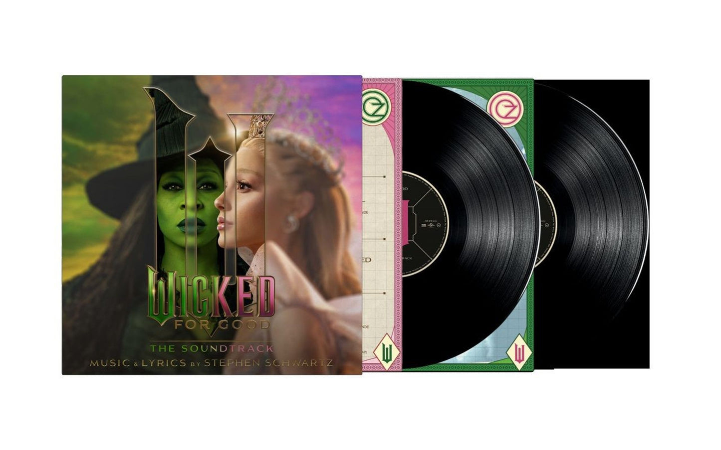 Wicked For Good The Soundtrack en vinilo negro 2LP
