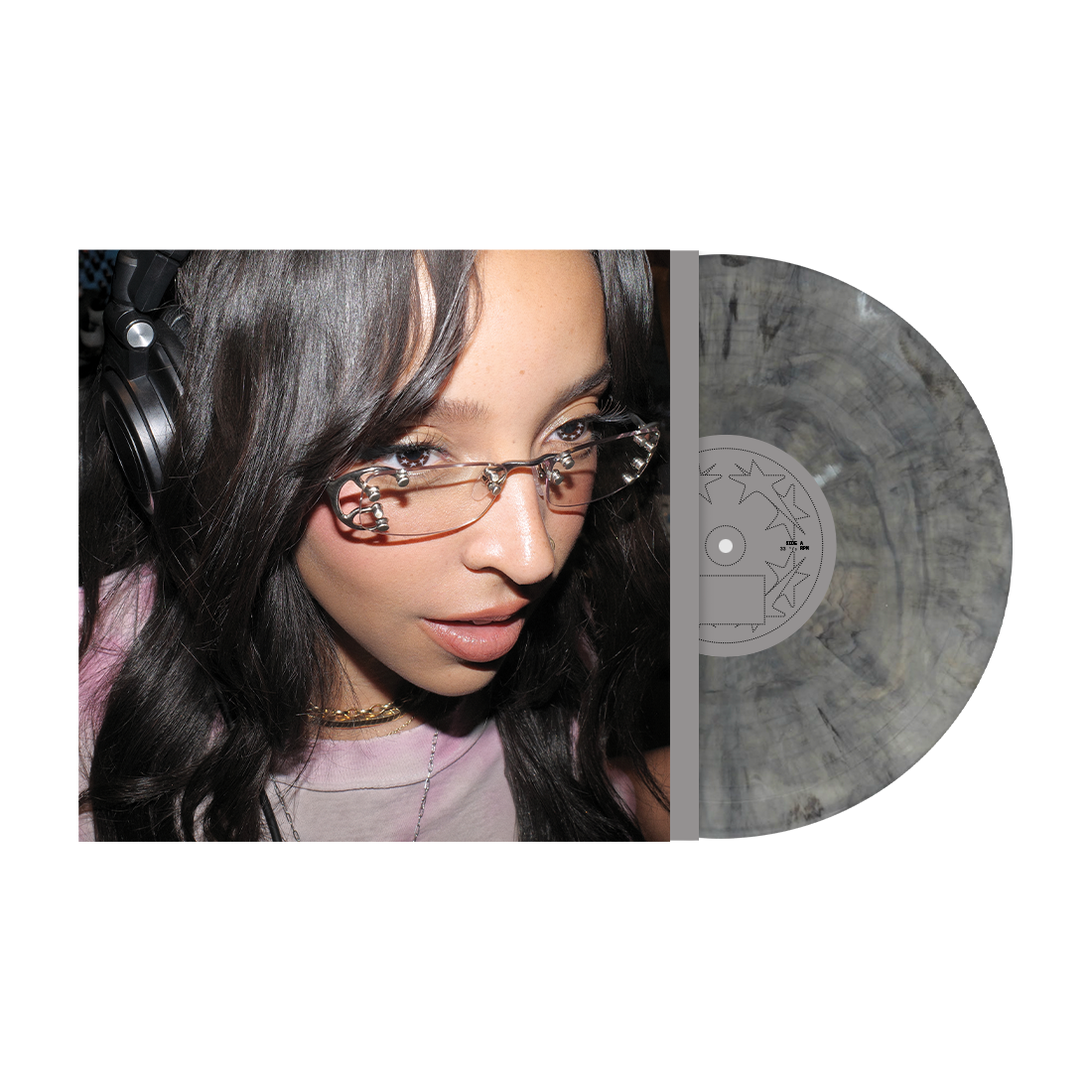 Tinashe – Popstar en vinilo Stardust negro y plateado LP
