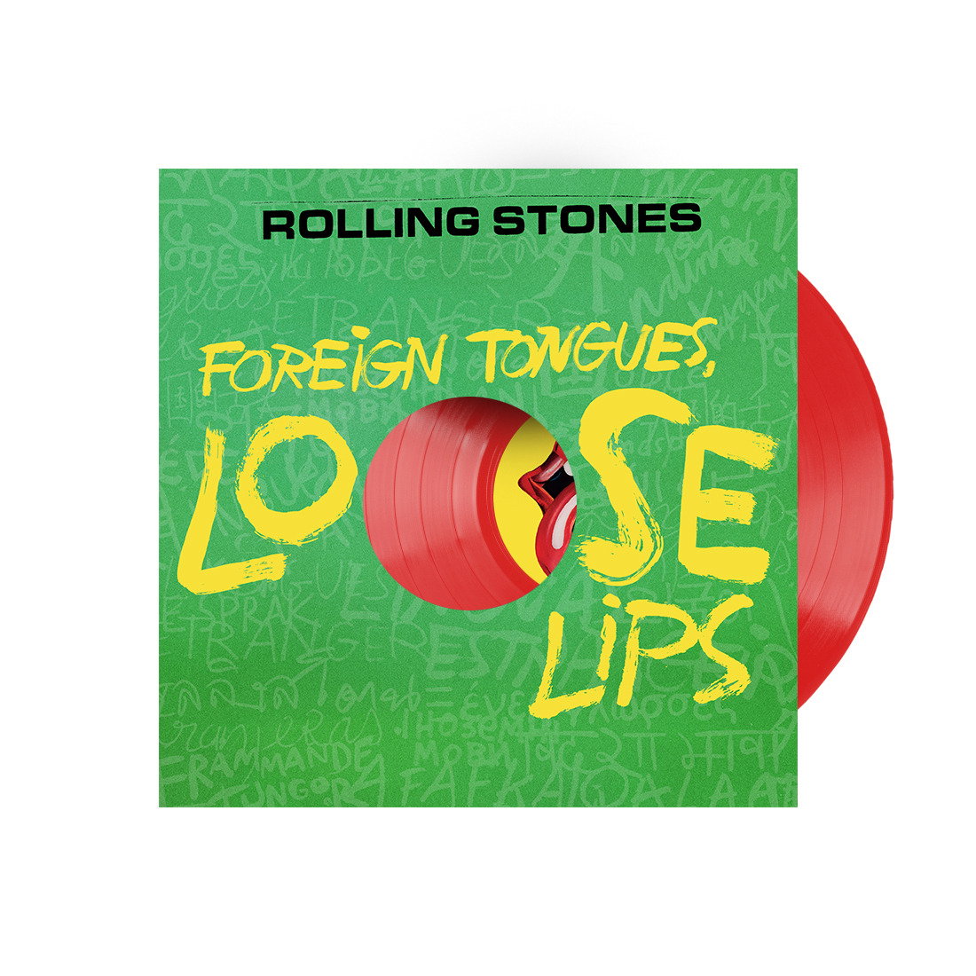 The Rolling Stones – Foreign Tongues, Loose Lips Vinilo Rojo 12″ + CD