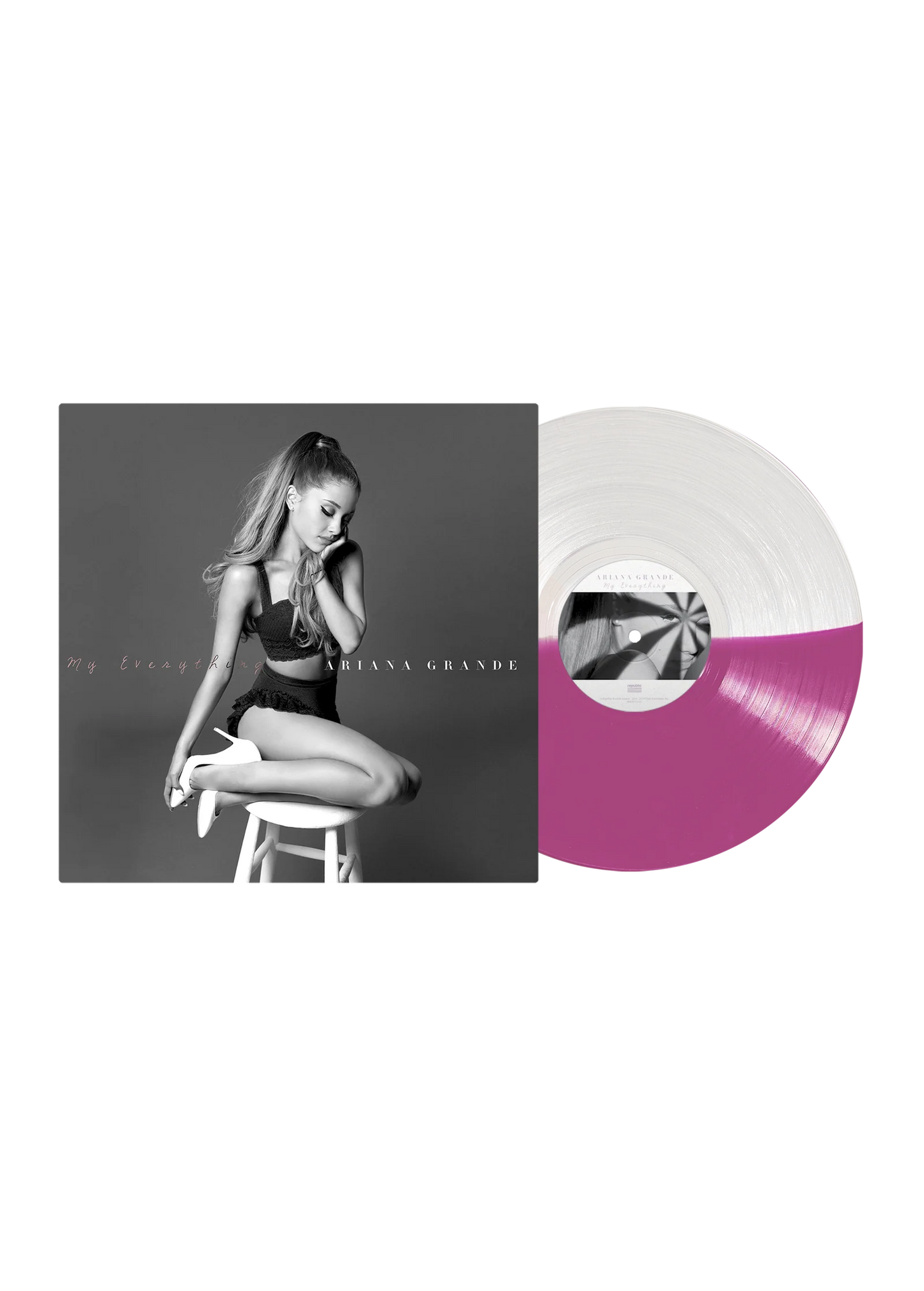 Ariana Grande - My Everything - Clear / Lavender Split Vinyl (PREORDER SHIPS DEC 15TH)