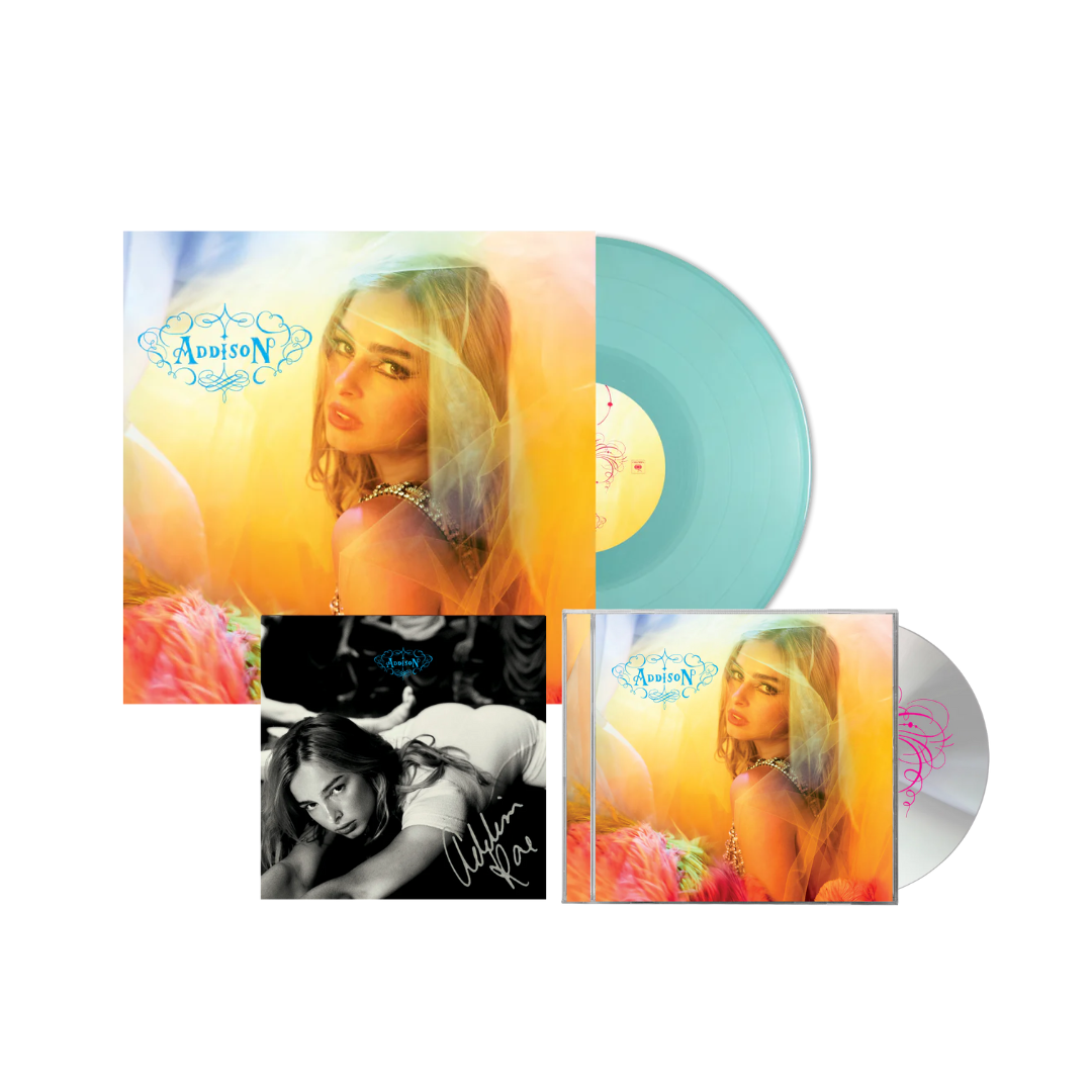 Addison - Limited Blue Vinyl with Signed Artcard and CD Bundle (UK Import)