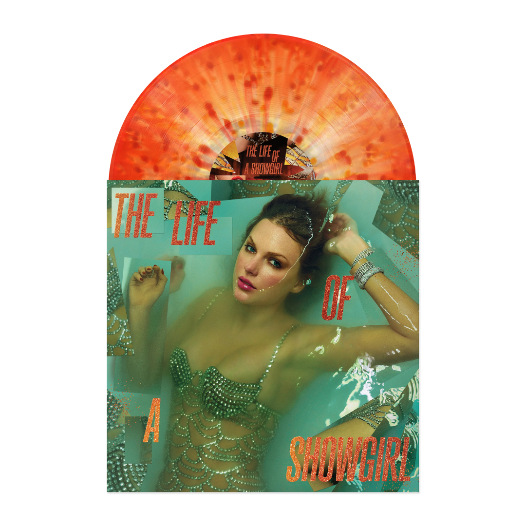 Taylor Swift - The Life Of A Showgirl - Lit My Sky Up Orange Metallic Vinyl (PREORDER Ships by End Of December)
