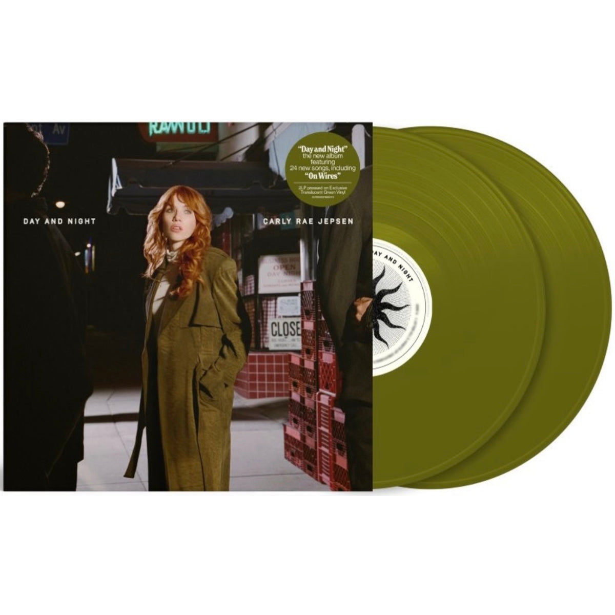 Carly Rae Jepsen – Day and Night vinilo verde bosque translúcido 2LP