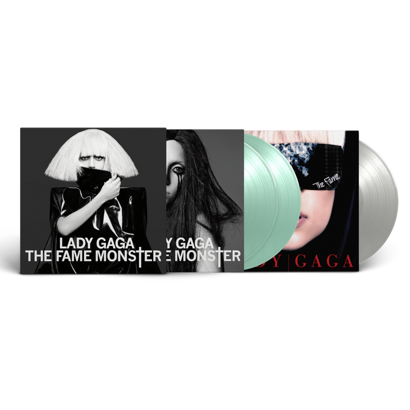 The Fame Monster - Silver and Bottle Coke Clear Vinyl