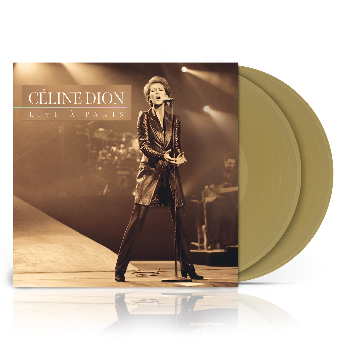 Céline Dion – Live à Paris · Vinilo Golden Tan Edición Limitada 2LP (RESERVA – se envía el 09/09)