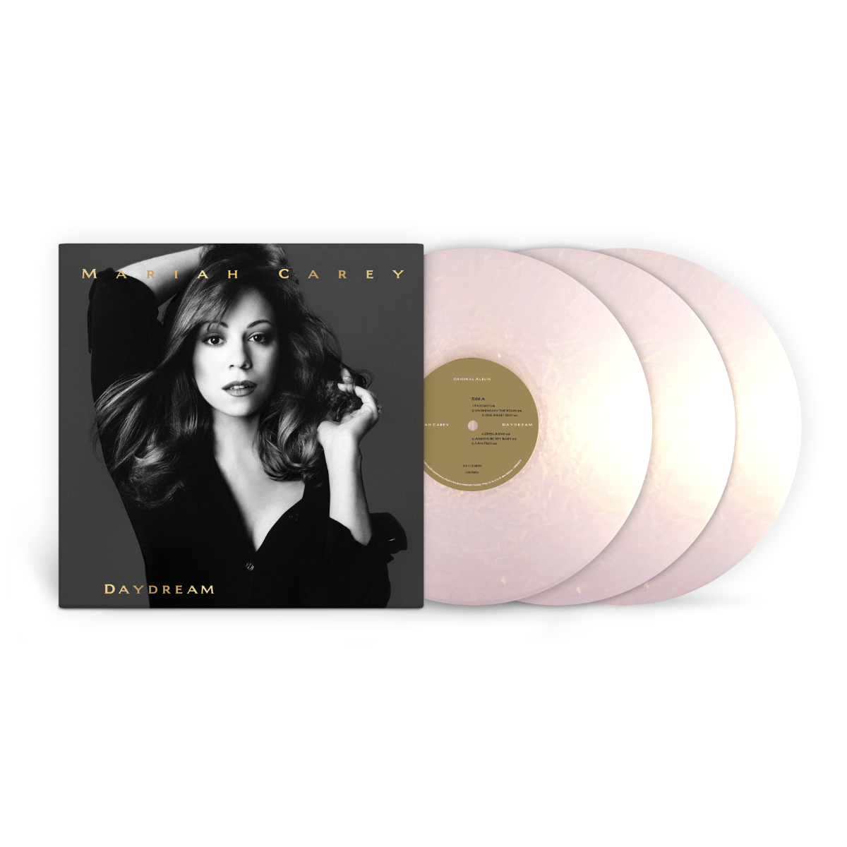 Mariah Carey Daydream 30th Anniversary Edition en vinilo Iridescent Gold 3LP