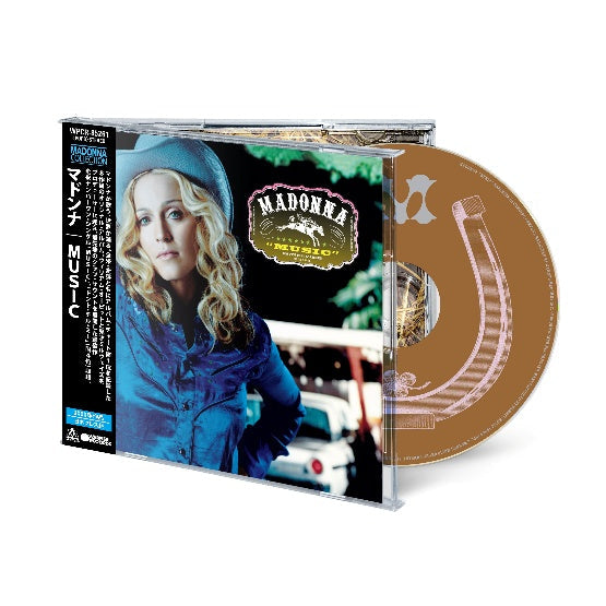 Madonna Music edición japonesa en CD con obi strip