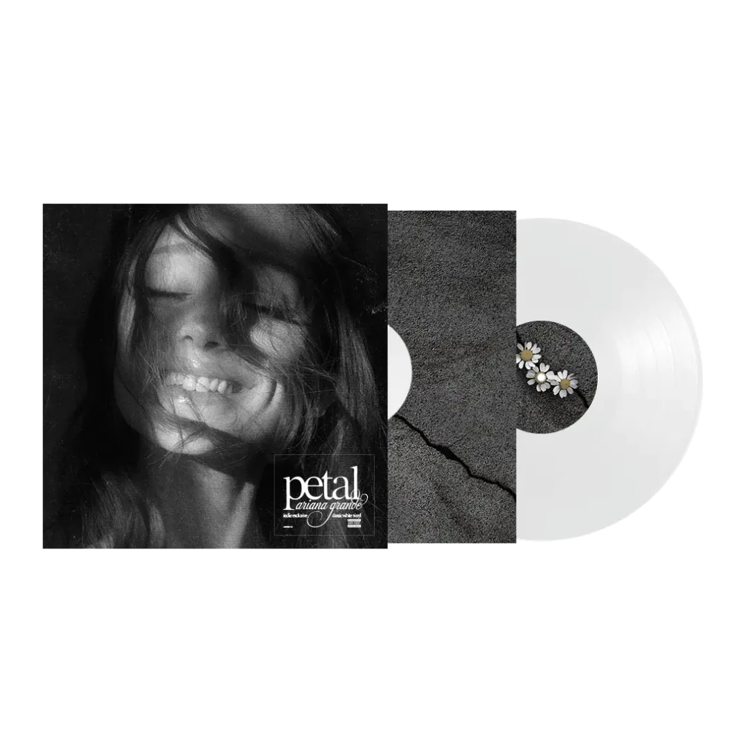 Ariana Grande – Petal · Vinilo Blanco Clásico Exclusivo Indies (RESERVA - Se envía antes del 7/08)
