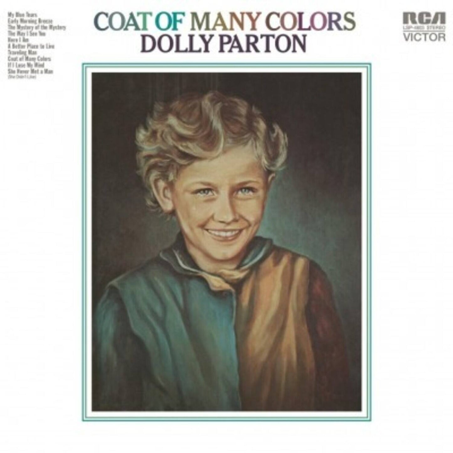 Portada de Dolly Parton – Coat of Many Colors, vinilo negro LP de 180 g