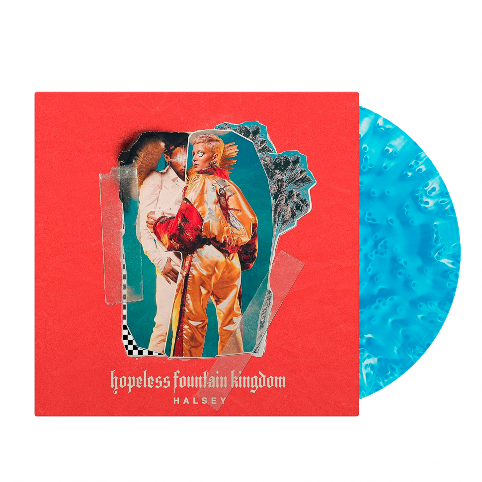 Halsey - Hopeless Fountain Kingdom · Vinilo transparente con splatter verde azulado