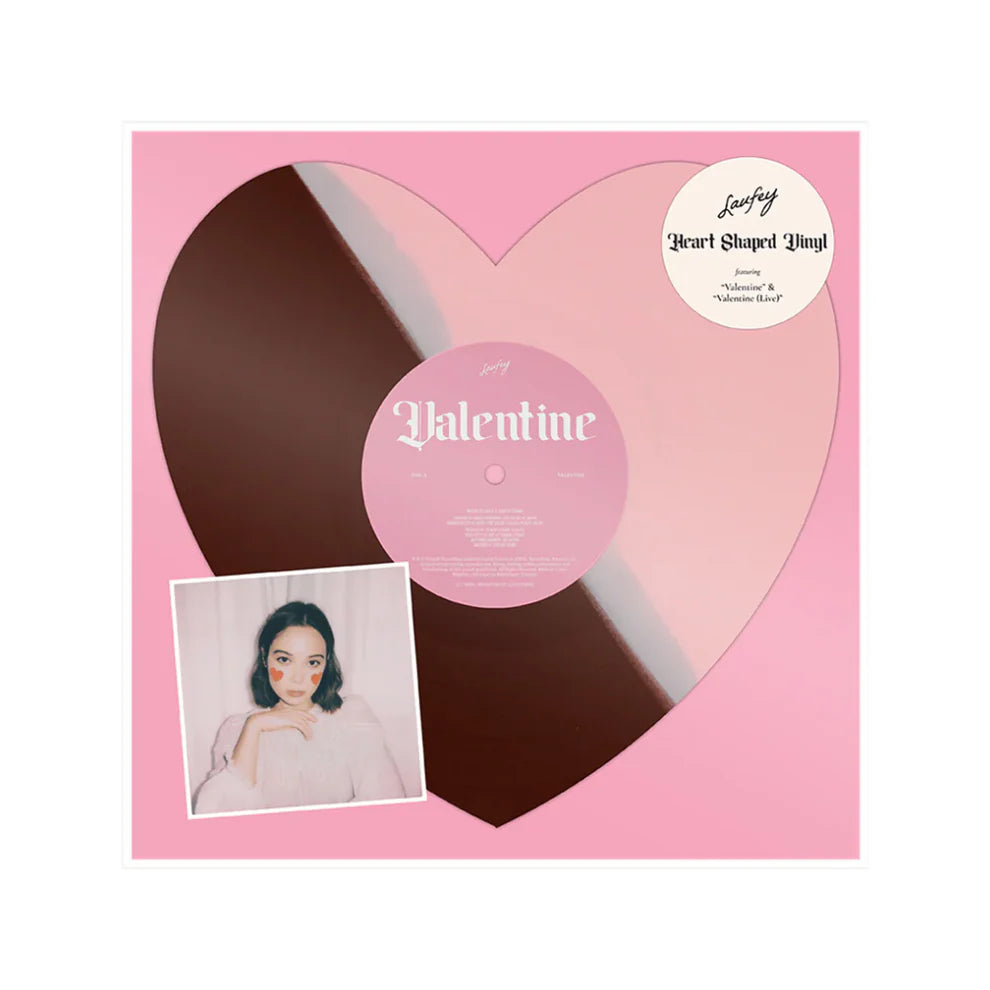 Laufey - Valentine - Heart-Shaped Chocolate Strawberry Vinyl
