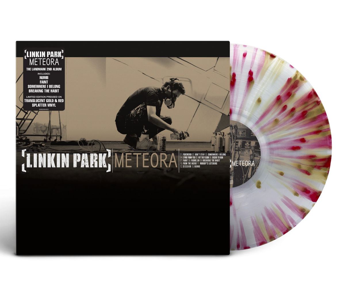 Linkin Park – Meteora · Vinilo Gold & Red Splatter LP