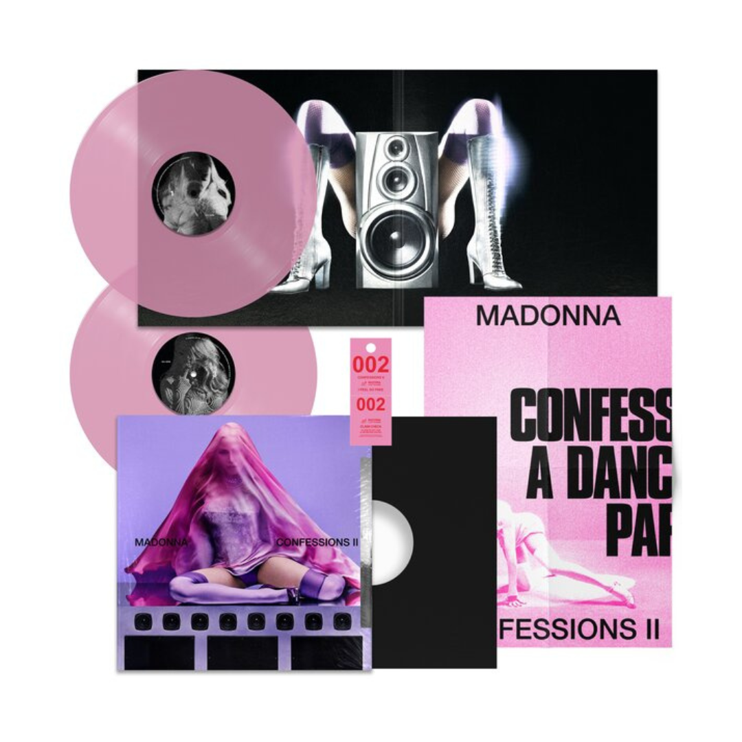 Madonna – Confessions II · Doble Vinilo Translucent Pink Extended Version (RESERVA - Se envía el 13 de Julio)