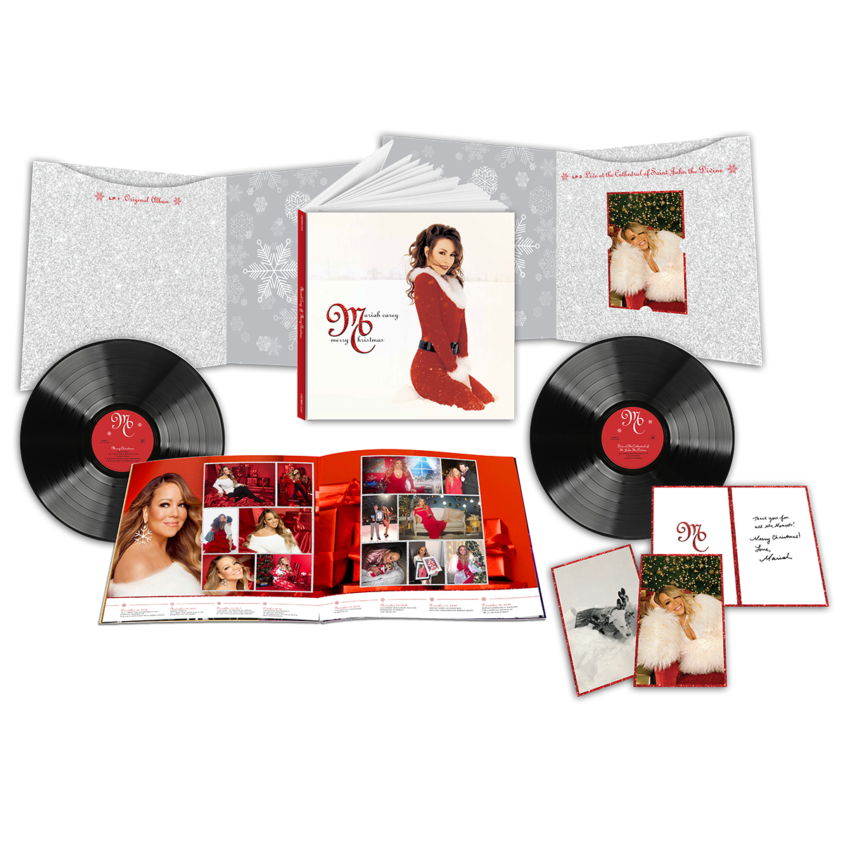 Mariah Carey - Merry Christmas (30th Anniversary) - Vinilo Negro 2LP Deluxe Box