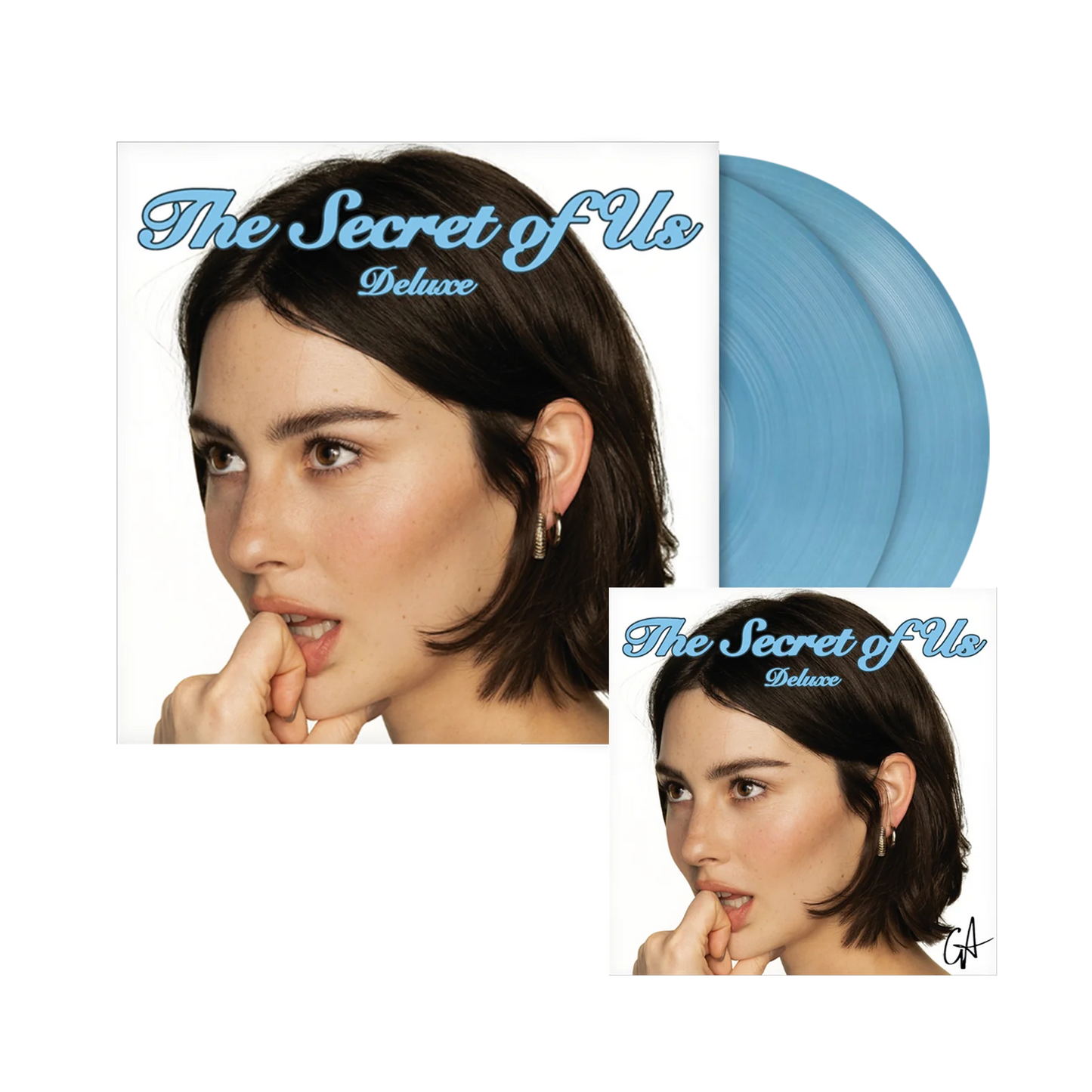 The Secret Of Us Deluxe - Limited Blue (Transparent Blue) Vinyl with Signed Print