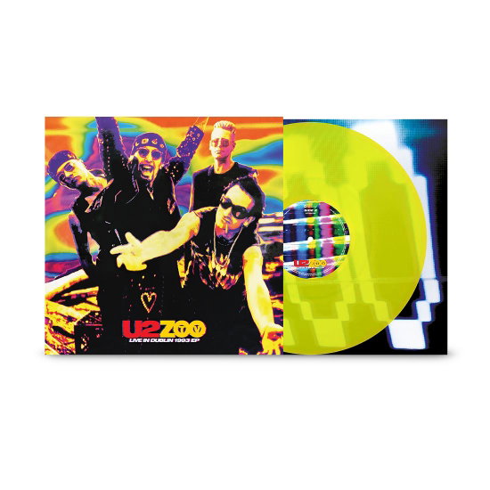 U2 – Zoo TV: Live in Dublin 1993 · Vinilo amarillo neón EP 12″