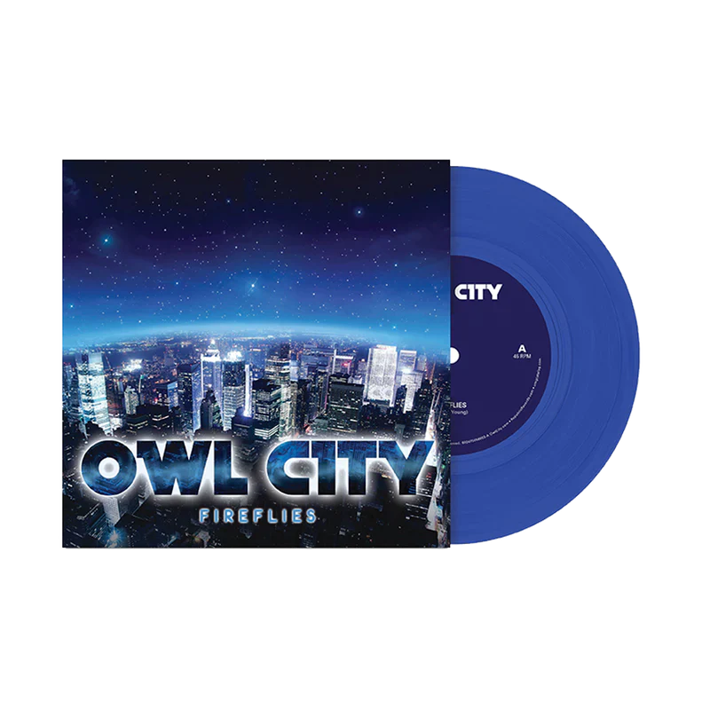 Owl City Fireflies - Limited Blue 7 Owl City Fireflies - Limited Blue 7
