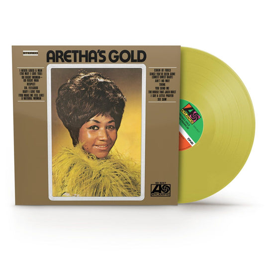 Aretha Franklin – Aretha’s Gold en vinilo transparente amarillo y verde
