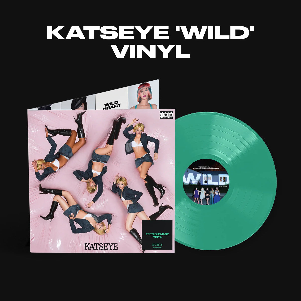 KATSEYE – WILD · Vinilo Precious Jade LP