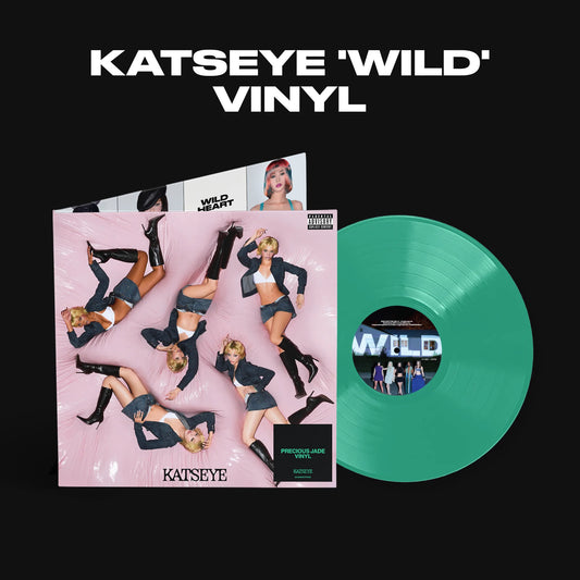 KATSEYE – WILD · Vinilo Precious Jade LP (RESERVA – se envía el 14/08)
