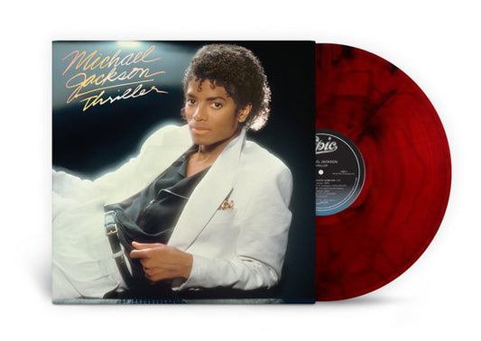 Michael Jackson – Thriller vinilo Rojo y Negro Marmolado LP