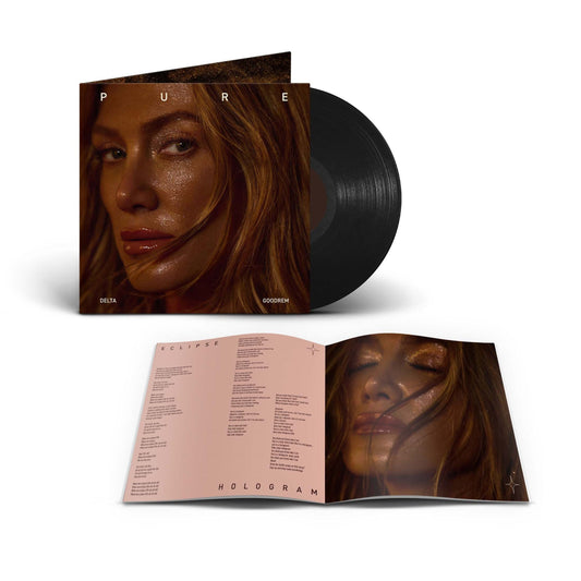 Delta Goodrem Pure en vinilo negro LP con carpeta gatefold
