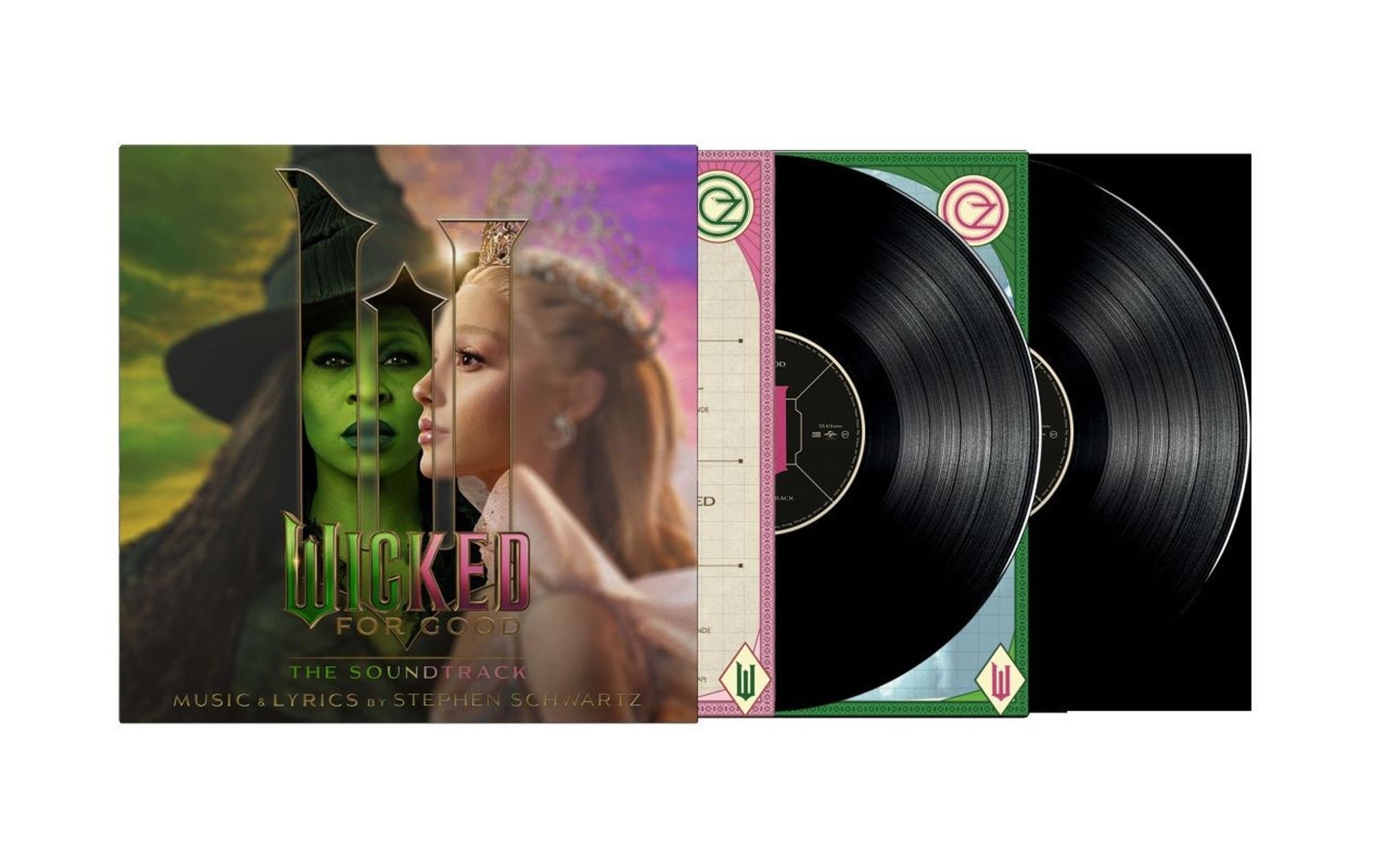 Wicked For Good The Soundtrack en vinilo negro 2LP