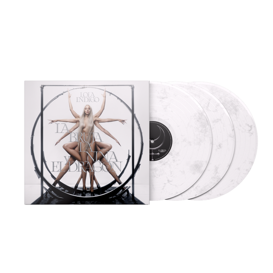 Lola Índigo – La Bruja, La Niña y El Dragón vinilo Blanco Marmolado 3LP