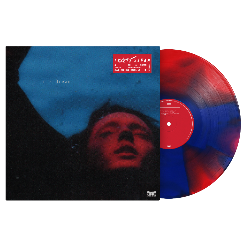 Troye Sivan – In A Dream 5th Anniversary en vinilo Blue & Red Swirl