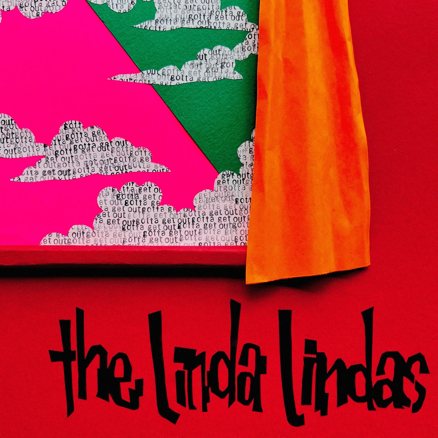 The Linda Lindas – Gotta Get Out artwork de la edición Eco Mix Naranja
