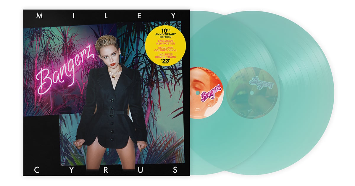 Miley Cyrus – Bangerz (10th Anniversary Edition) · Vinilo Sea Glass Marbled 2LP