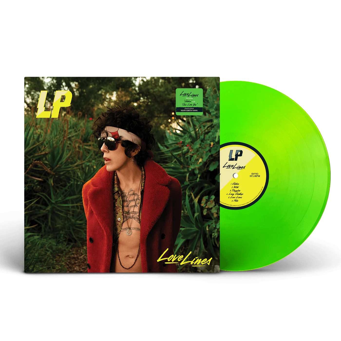LP Love Lines vinilo verde neón Indie Exclusive