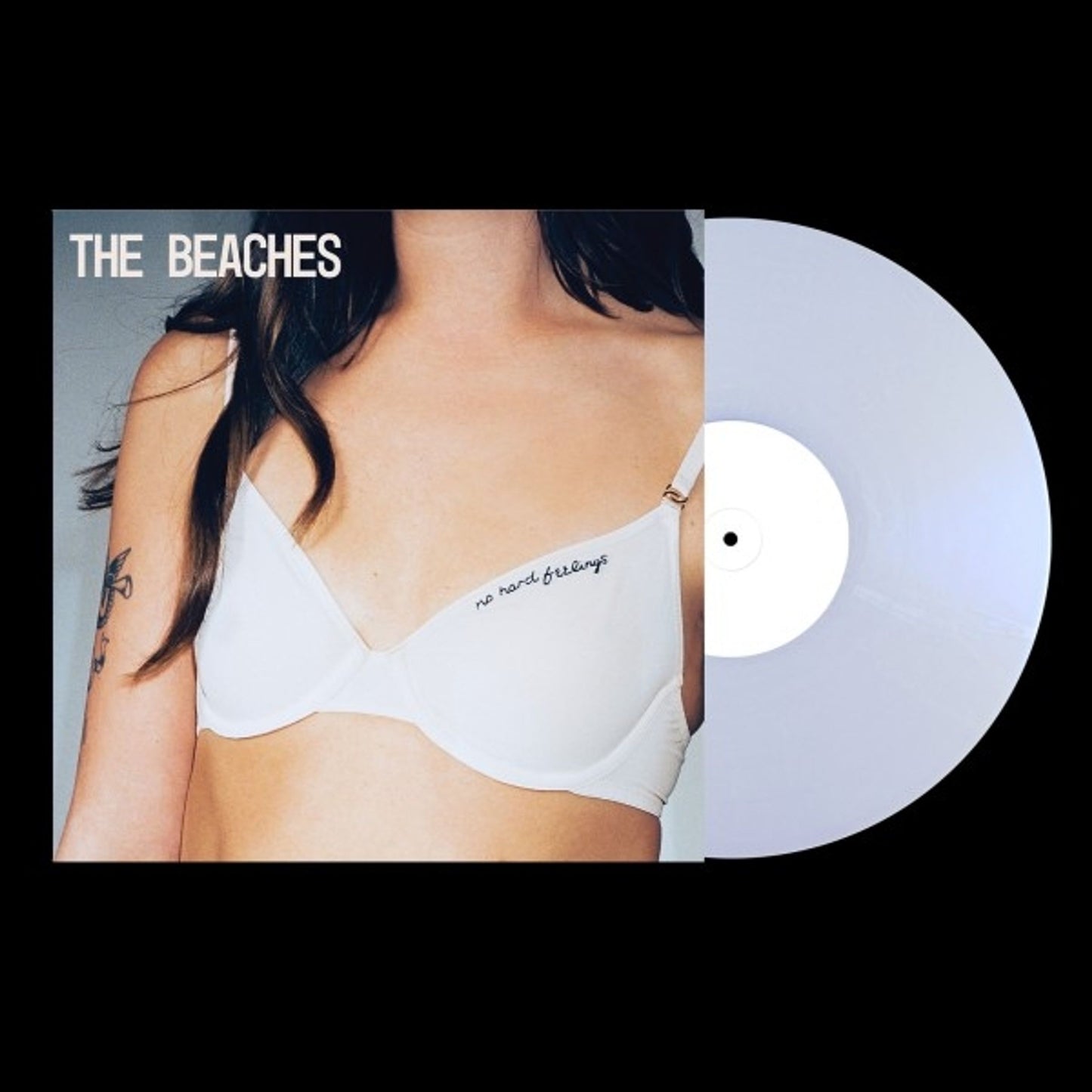 The Beaches – No Hard Feelings en vinilo iridiscente blanco y azul