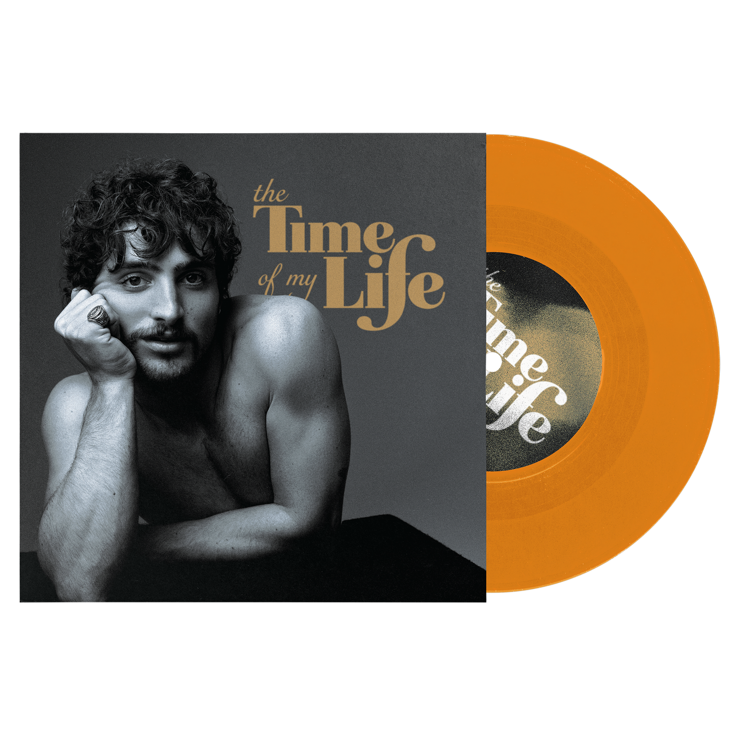 Benson Boone – The Time Of My Life en vinilo naranja de 7 pulgadas