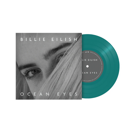 Billie Eilish - Ocean Eyes - Translucent Turquoise 7'' Single Vinyl