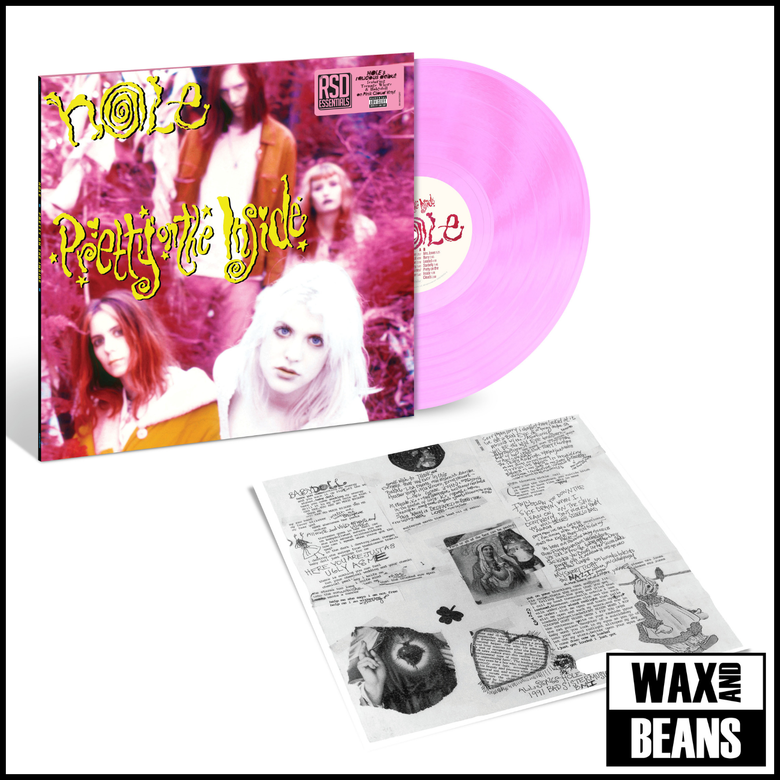 Hole – Pretty on the Inside, Vinilo Pink Cloud LP