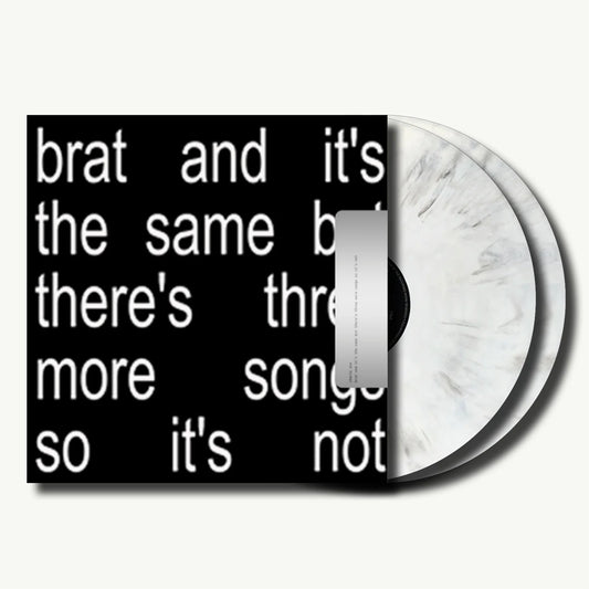 Brat And It's The Same But There's Three More Songs So It's Not - Limited Black And White Marble Vinyl With Alternate Cover