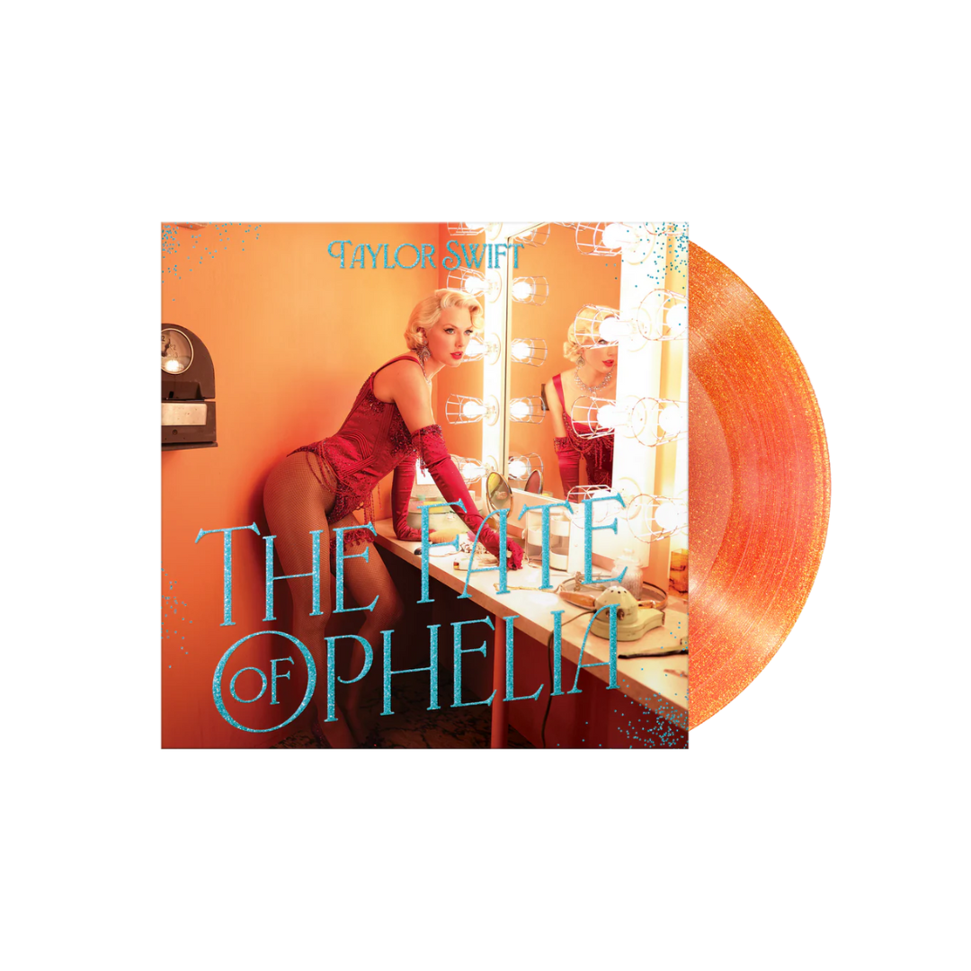 Taylor Swift - The Fate of Ophelia - Portofino Orange Glitter 7" Single Vinyl