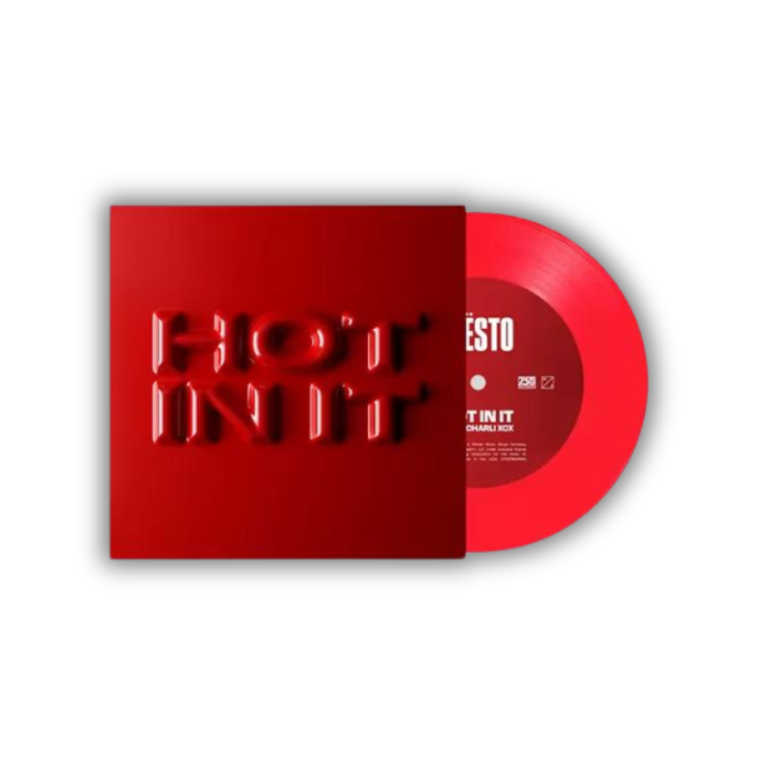 Hot In It - Limited Red Coral 7" single Vinyl