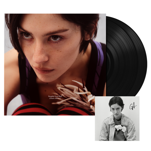 Gracie Abrams – Daughter From Hell, edición en vinilo negro 2LP con tarjeta firmada