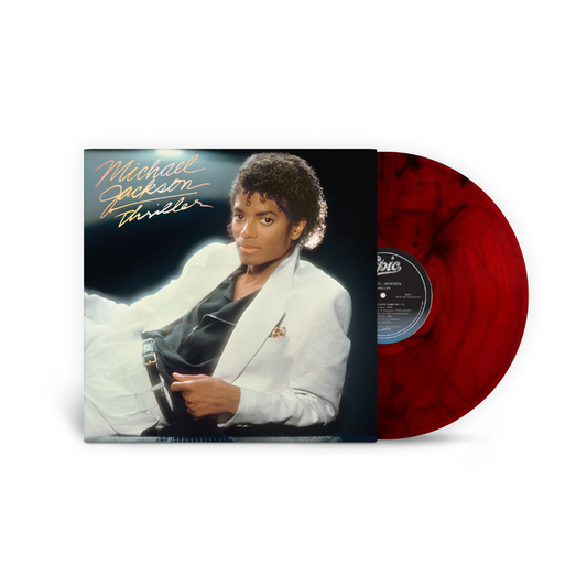 Michael Jackson – Thriller · Vinilo Rojo y Negro Marmolado LP (RESERVA – se envía a partir del 30/10)