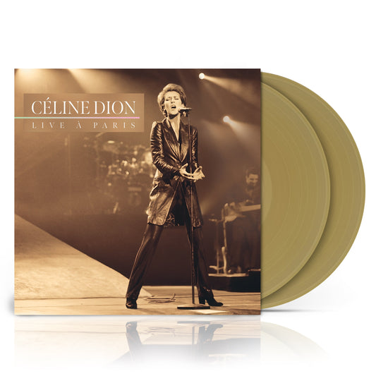 Céline Dion – Live à Paris · Vinilo Golden Tan Edición Limitada 2LP (RESERVA – se envía el 09/09)