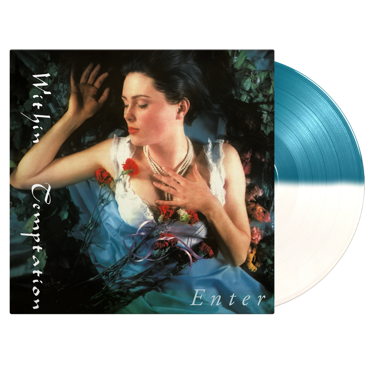 Within Temptation – Enter, 1LP Aquamarine/White Split; 1.000 copias numeradas; libreto de 4 páginas