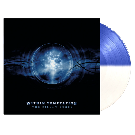 Within Temptation – The Silent Force, 1LP Blue/White Split; 1.000 copias numeradas; póster