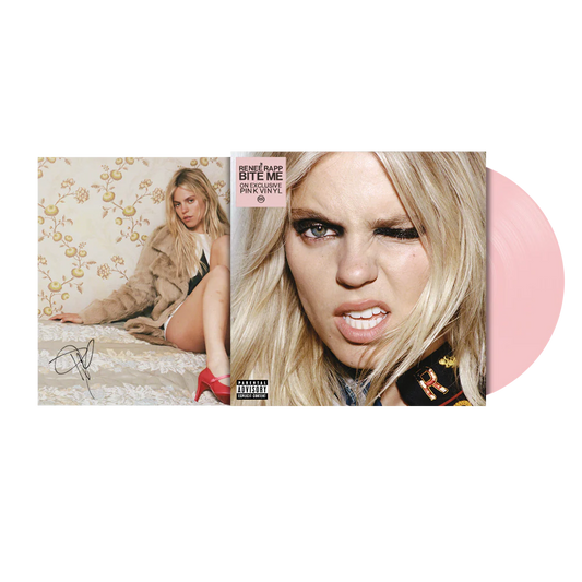 Renee Rapp -  Bite Me - Limited Pink Vinyl with Signed Print