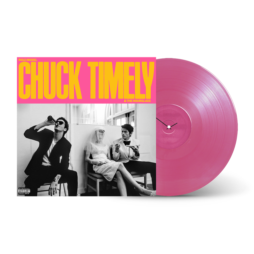 Role Model – Chuck Timely & the Hourglass en vinilo rosa sandía opaco