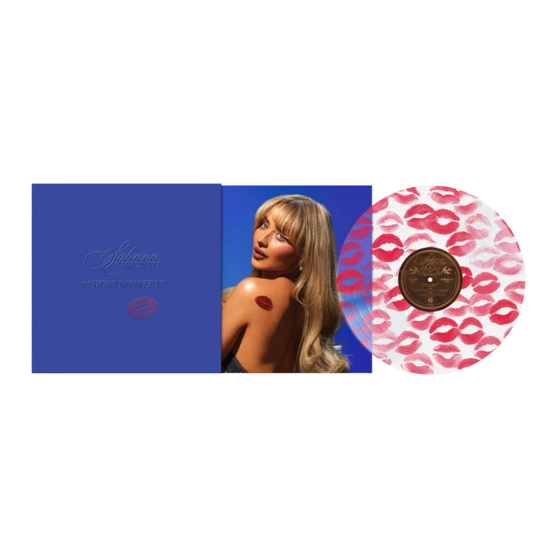 Sabrina Carpenter – Short n’ Sweet (Collector’s Anniversary Edition) · Vinilo Transparente con Besos · IMPORT (RESERVA – se envía el 17/10)