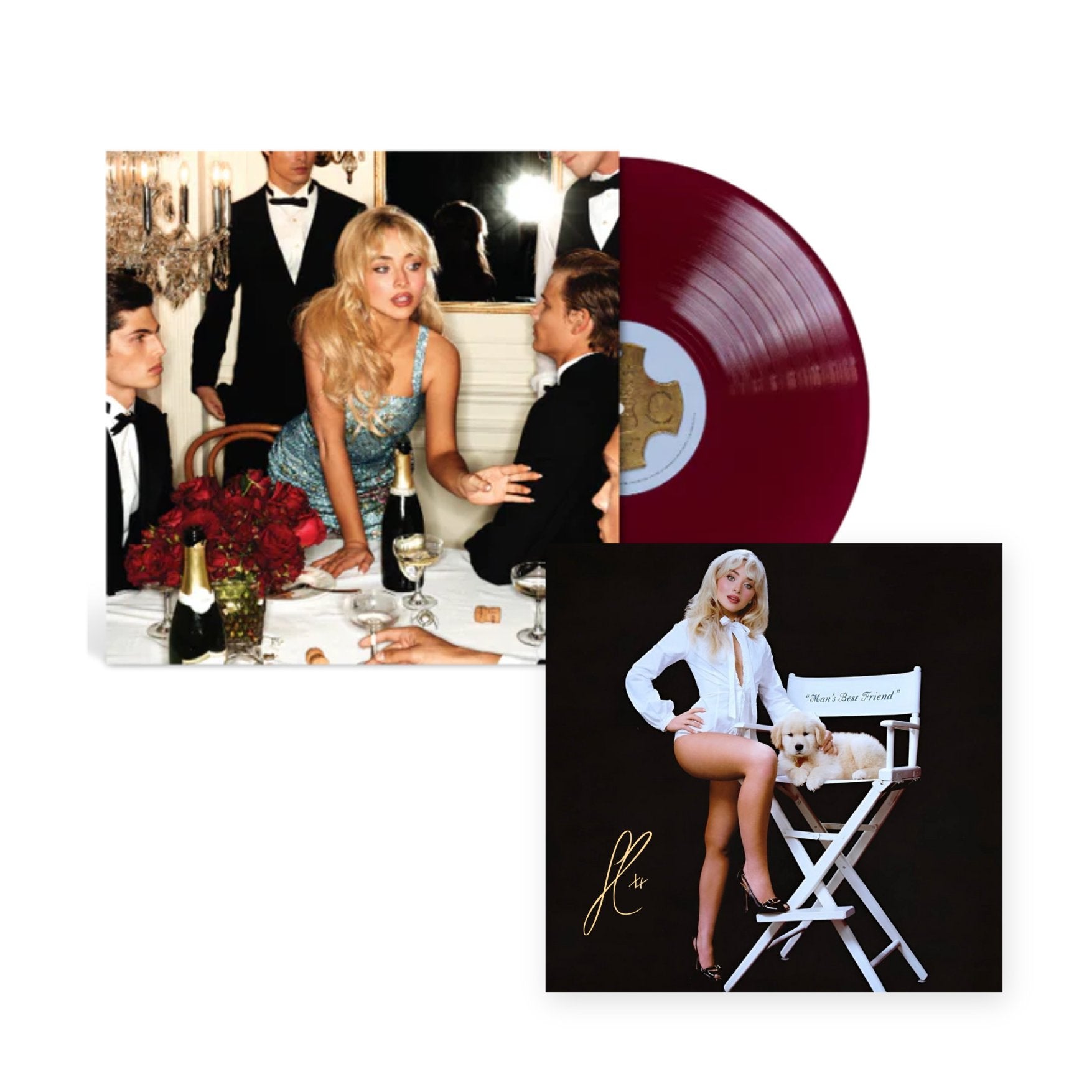 Sabrina Carpenter Mans Best Friend サイン入り Man's Best Friend Sabrina Carpenter Signed ON COVER Vinyl