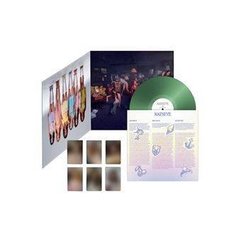 KATSEYE – SIS Soft Is Strong en vinilo verde Vintage Bottle con photocards